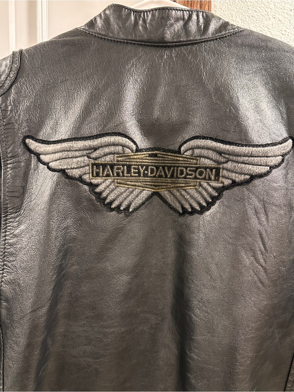 Women’s Slimfit Harley-Davidson Pushrod #1 Leather Jacket - Picture 12 of 12